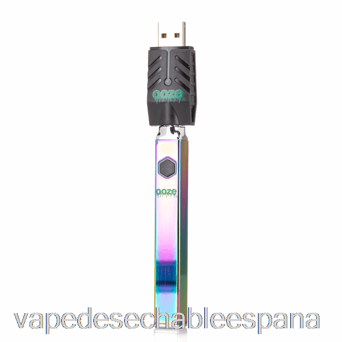 Vape Desechable España Ooze Quad Flex Temp 500mah Batería Arcoiris